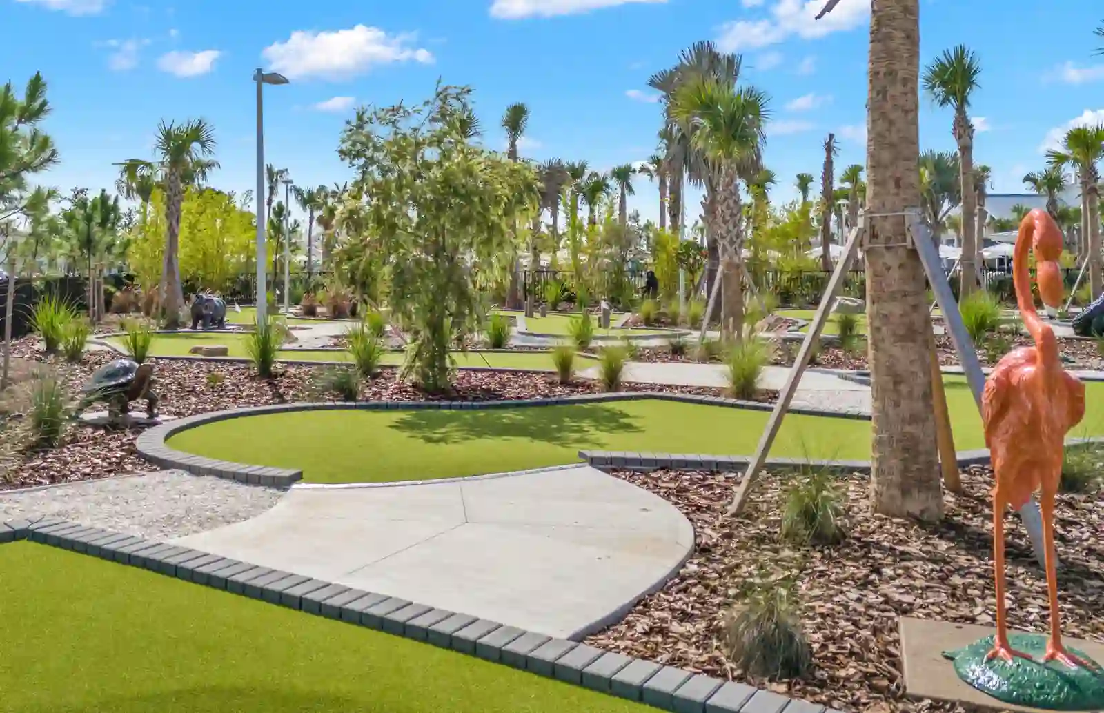 Minigolfe de 9 buracos