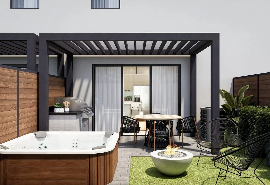Garden privativo com spa do The Hub Garden