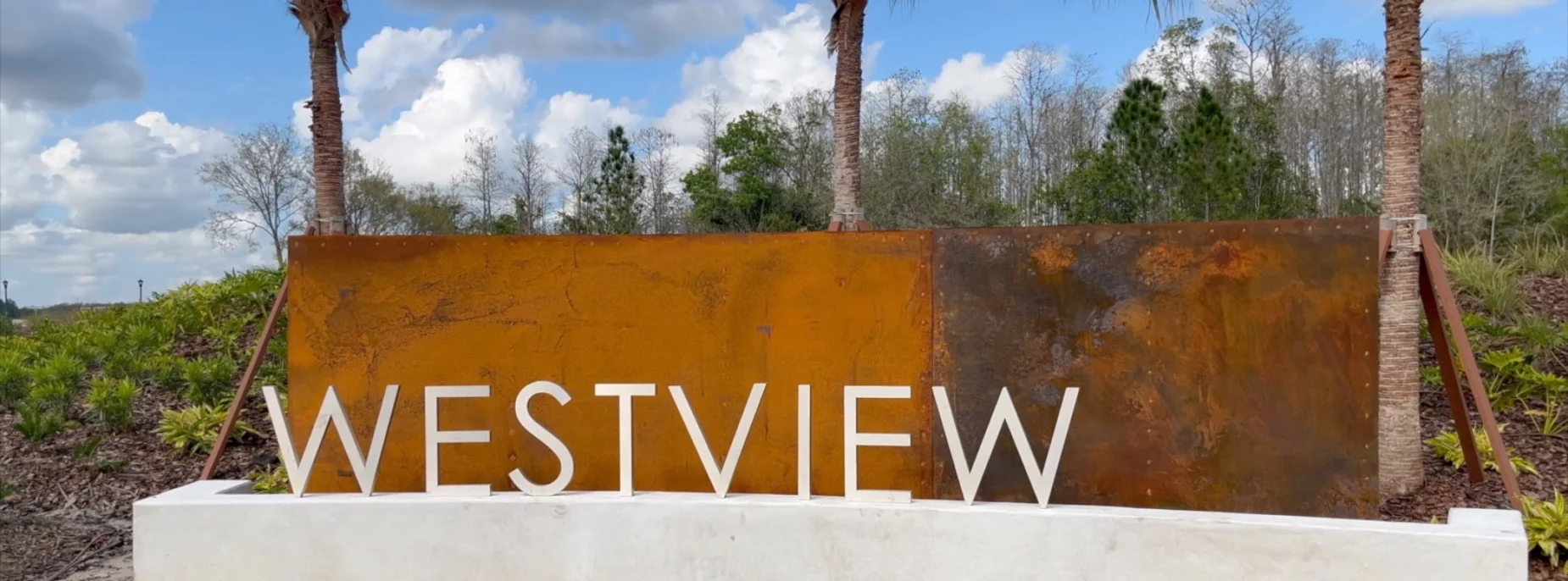 Entrada do condomínio Westview em Kissimmee